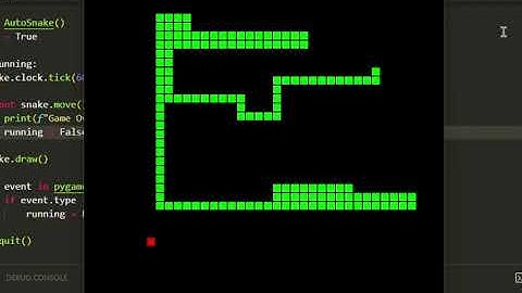 Auto snake game | python script handling game controls
