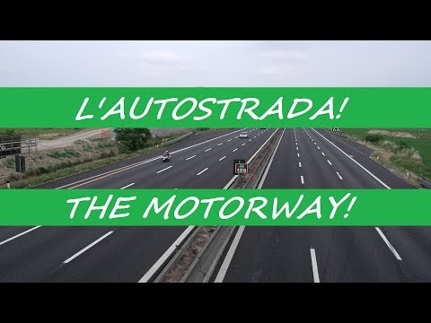 Βίντεο: Οδήγηση στην Autostrada στην Ιταλία