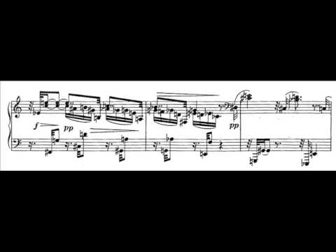 Schoenberg - Three Piano Pieces, No. 1 (with sheet...