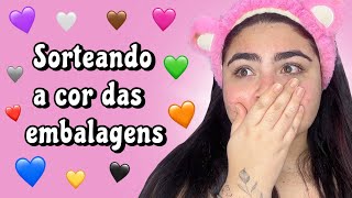 Sorteando A Cor Da Embalagem De Cada Produto