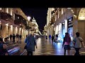Walking at Night in Baku, Azerbaijan