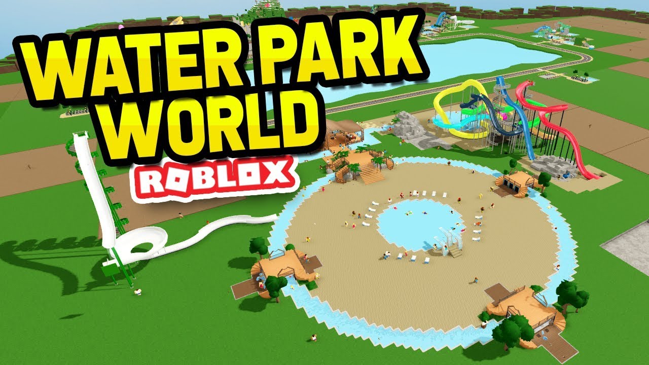 Visiting Imaflynmidget Park In Roblox Water Park World Youtube