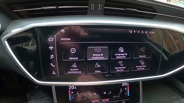 How to Enable or Disable Screen Touch Sound in Audi A6 C8 ( 2018 - now )