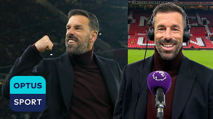 RUUD VAN NISTELROOY | It's all passion from the Manchester United legend 😍