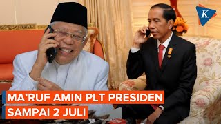 Jokowi Kunker, Maaruf Amin Jadi PLT Presiden Sampai 2 Juli screenshot 3