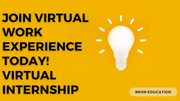 2023 Join Virtual work experience program now! Virtual internship from anywhere in the world.