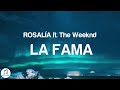 ROSALÍA - LA FAMA (Español/English Lyrics) ft. The Weeknd