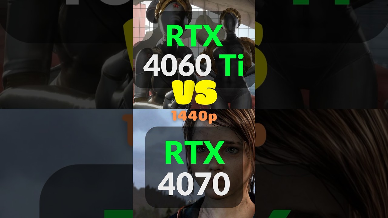 RTX 4060 Ti vs RTX 4070 - 8 Games Test 