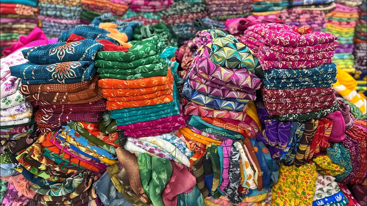 सूरत का फेमस लालाजी साड़ी हाउस | 40/-₹ से | Surat Saree Wholesale Market | Lalaji Saree House Surat