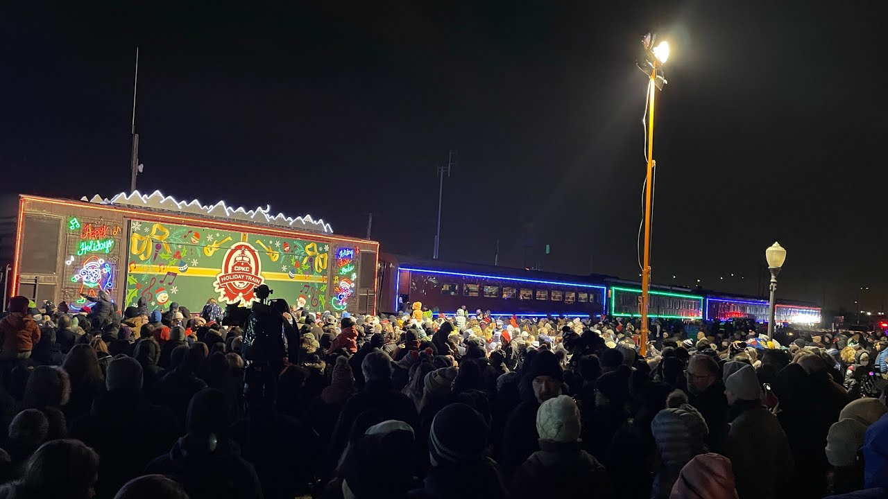 2023 CPKC Holiday Train Bensenville Concert YouTube
