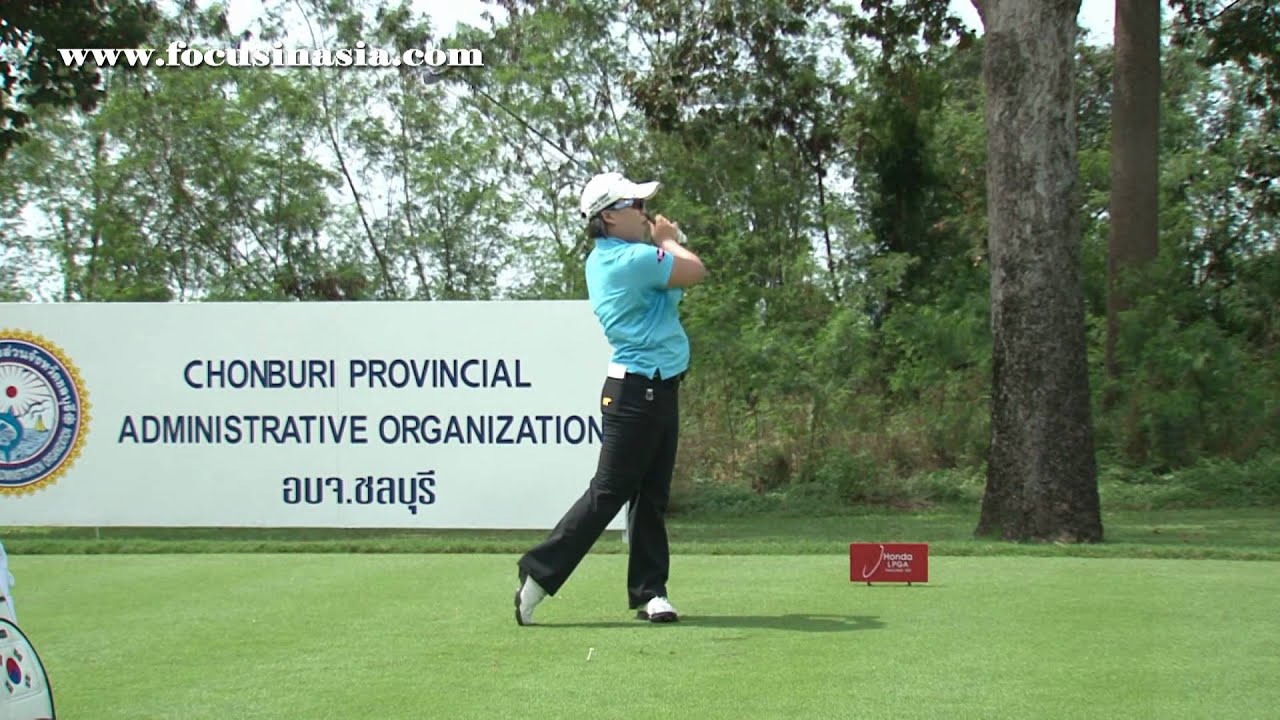 포커스인아시아. JIYAI SHIN(신지애) GOLF SWING 2011 YouTube