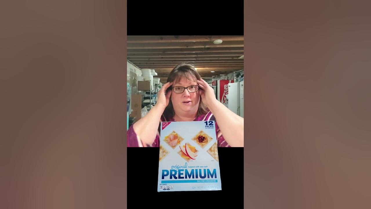 How to store Saltine Crackers for long term Storage Shorts YouTube