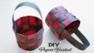 cara Membuat Keranjang Dari Kertas - Paper Basket - Paper Craft