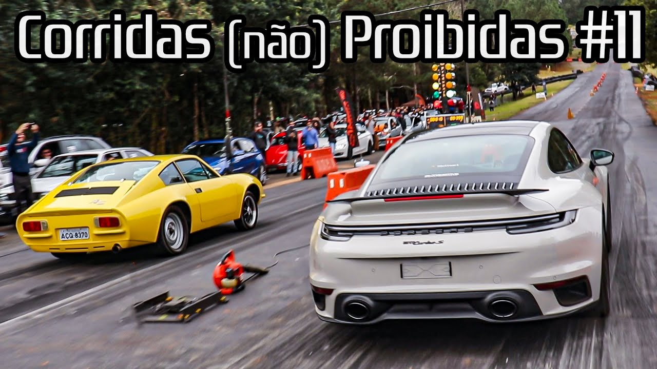 CORRIDAS (não) PROIBIDAS 11 - Porsche vs. Puma, Gol Turbão, BMW, Audi e mais no Hangar!