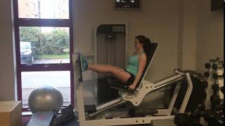 Molly’s 1RM Leg Press Post Testing For PDP