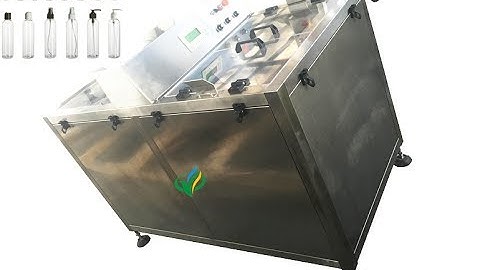 High-speed Bottle Unscrambling Machine Testing Video PET plastic bottles sorter system