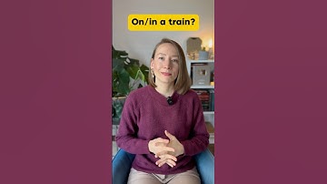 IN or ON a train/bus/taxi? Use my easy trick to know every time! #english #learnenglish