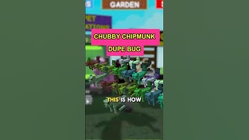 HUGE CHUBBY CHIPMUNK DUPE BUG | MANY ACORNS #growagarden #roblox #fypシ