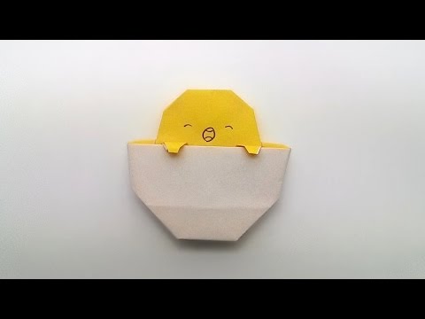 Origami Lazy egg  / พับกระดาษ ไข่ขี้เกียจ