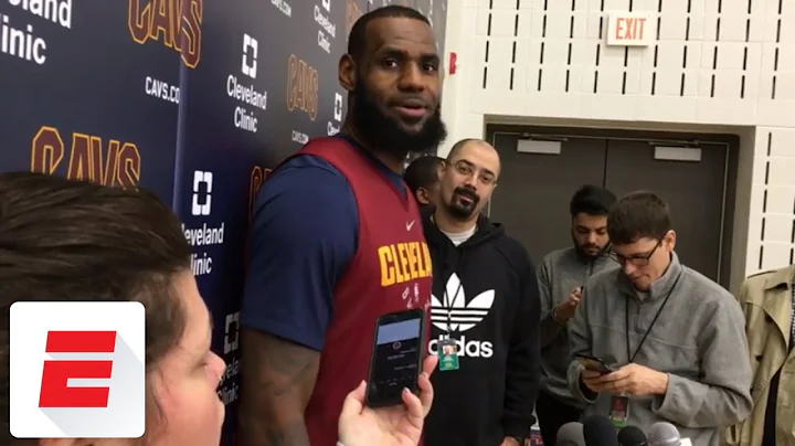 LeBron James marvels over Donte DiVincenzo's perfo...