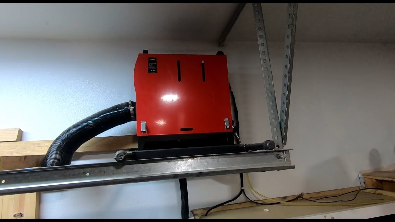 Installing a cheap diesel heater for garage heat