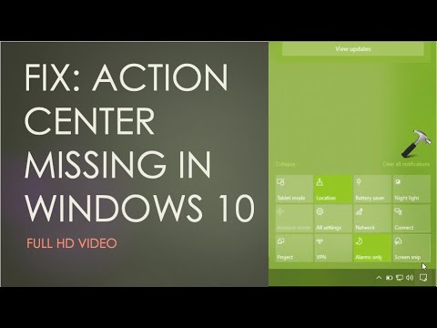  New SOLVED: Action Center Missing In Windows 10 (100% Working Fix)