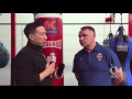 Egis Klimas Interview at Kovalev Media Workout - UCN EXCLUSIVE