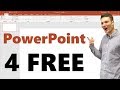 How to get Microsoft PowerPoint for FREE!!!