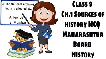 MCQ of Ch.1 Sources of History Class 9 History Important Questions For Maharashtra Board Students