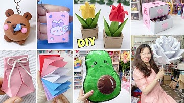 🫐🍑🍒TỔNG HỢP Ý TƯỞNG LÀM THỦ CÔNG🥑Làm Squishy quả bơ 🌽Làm tủ 2 tầng🌷Làm  chậu hoa 💥Liam Channel