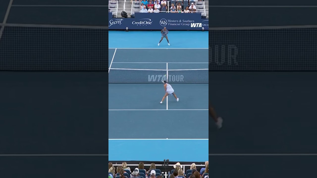 Firing away! 🔥 #WTA #JessicaPegula #CincyTennis #Tennis