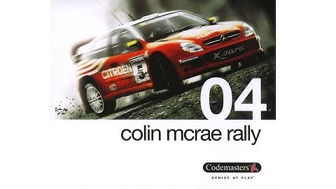 COLIN MCRAE RALLY 04 (2004) - Theme Loading Screen ULTRA 4K - INTRO