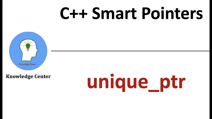 C++ Smart Pointers: unique_ptr | Unique pointers