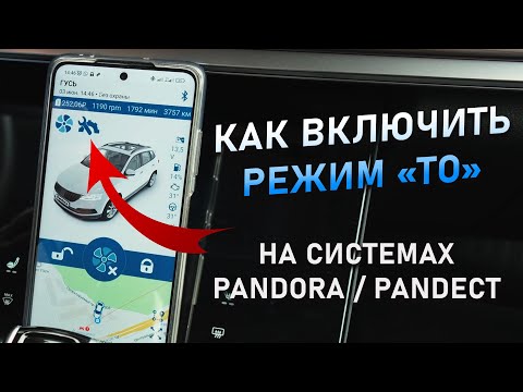 Как включить режим ТО на системах Pandora и Pandect