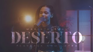 DESERTO - PLAYBACK COM LETRA - MARIA MARÇAL