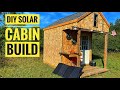 Off grid tiny cabin  solo build in just 3 days  my diy