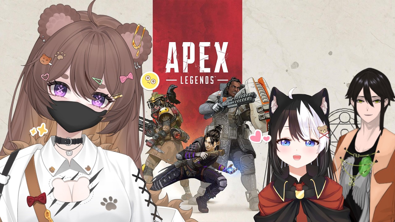 【Apex Legends】今天繼續上排位!熊熊又要繼續泡槍了!🐻💦 ft. @konokichai @PanLingCh | MYViki