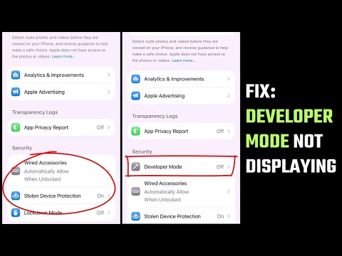 Developer Mode Not Displaying on my iPhone - Easy Fix