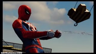 Marvel Spiderman - Construction Chaos.... Saving Fisks Men