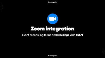 Zoom integration with CRM, ERP, Meetings, PMIS, Group chats