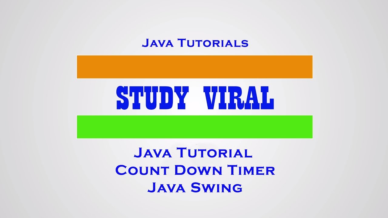 netbean สร้าง gui  New Update  Java GUI - Count Down Timer (Java Swing) Using Netbeans - Study Viral