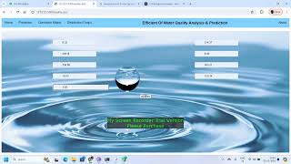 PYTHON PROJECTS- Water Quality Prediction using ML