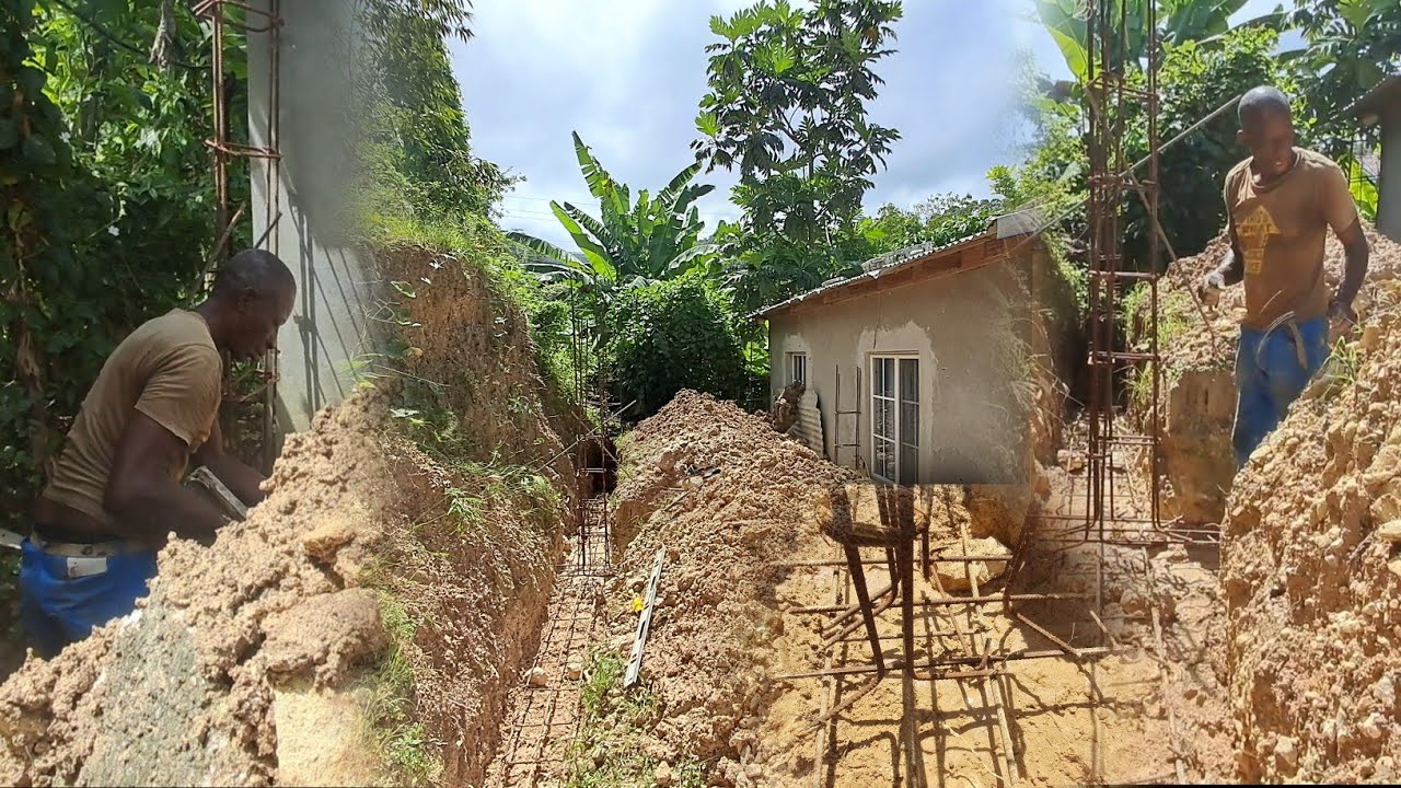 Тяжелая работа, нужно заложить фундаментную арматуру. Я действительно восхищаюсь красотой, котору...