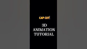 3D Text Animation Tutorial 🤓 | in Capcut Tutorial | #capcut​ #capcuttutorial​ #shorts