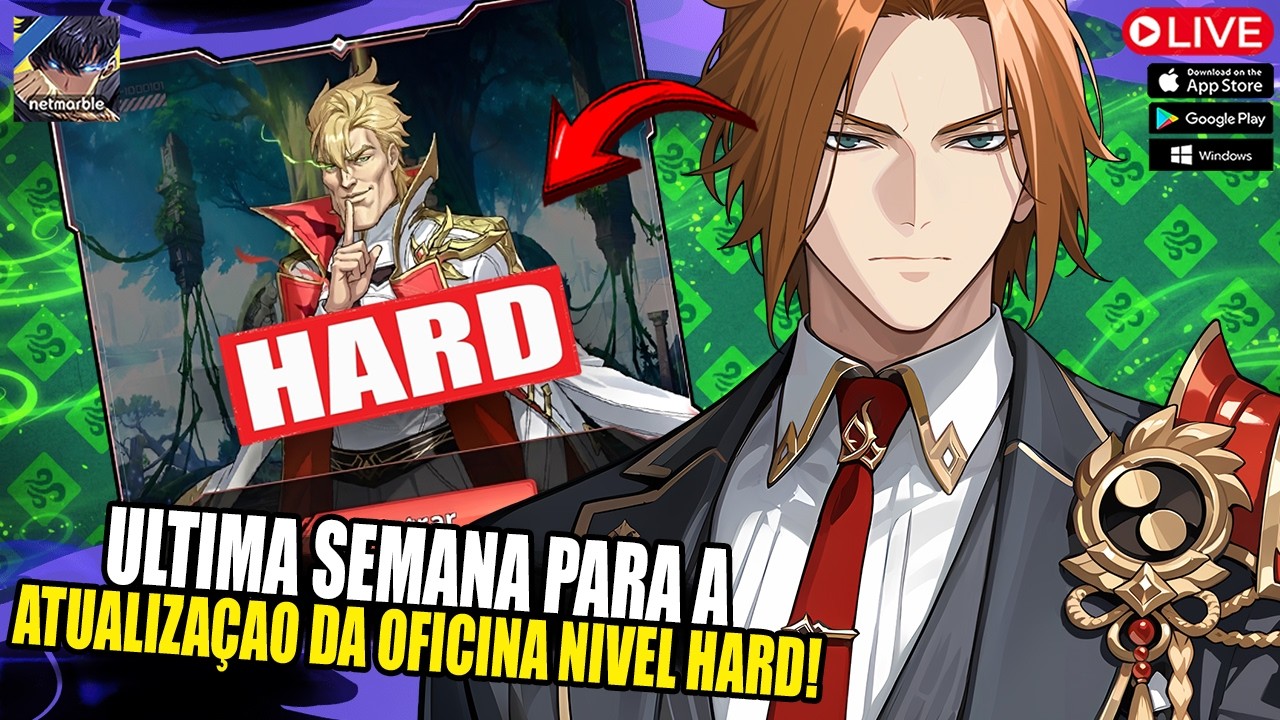SOLO LEVELING ARISE - ULTIMO RESET ANTES DA ATUALIZAÇÃO! 7 DIAS PARA A OFICINA HARD E SUGMOTO!!