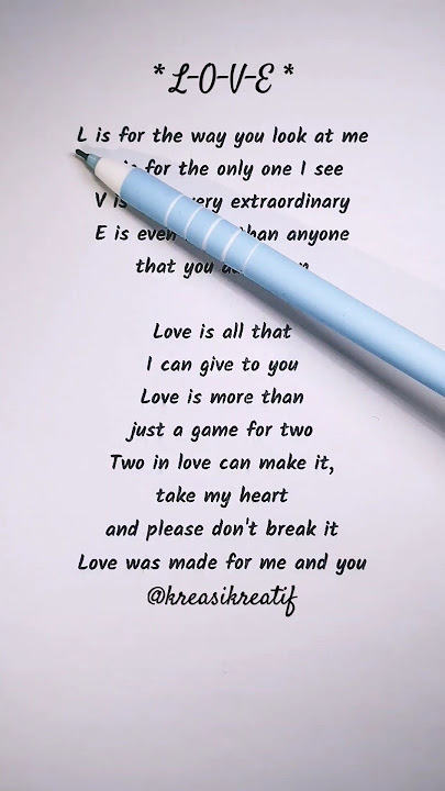 Learn Romantic English with L-O-V-E by Nat King Cole 💌