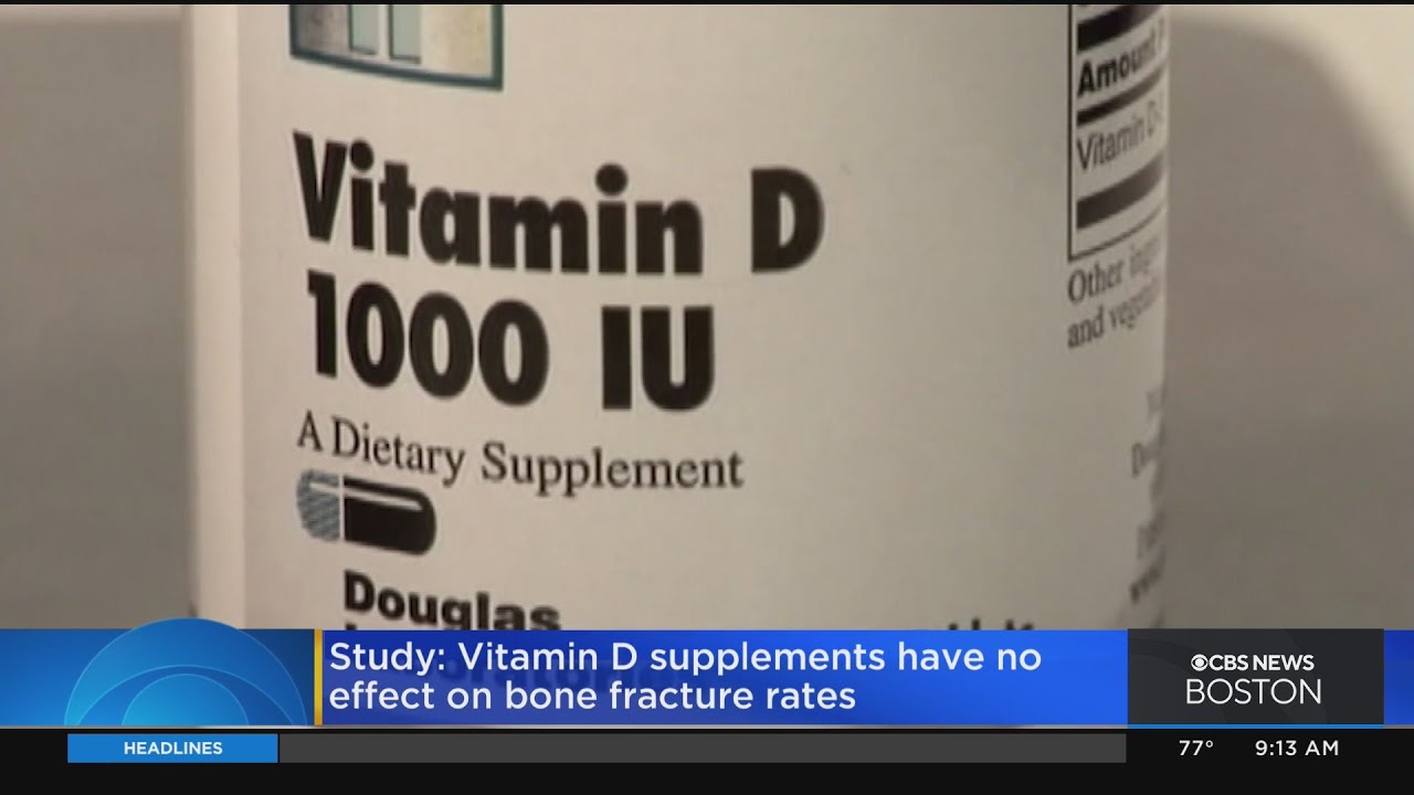 Study: Vitamin D supplements have no effect on bone fracture rates