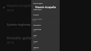 Xiaomi-Acapella ringtone For MIUI Theme screenshot 3