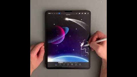 Space Illustration Tutorial in Procreate | Get FREE Procreate Brushes Link in Description