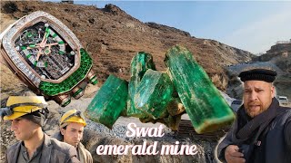 The largest emerald mine in Pakistan is located in the Swat Valley in Swat District